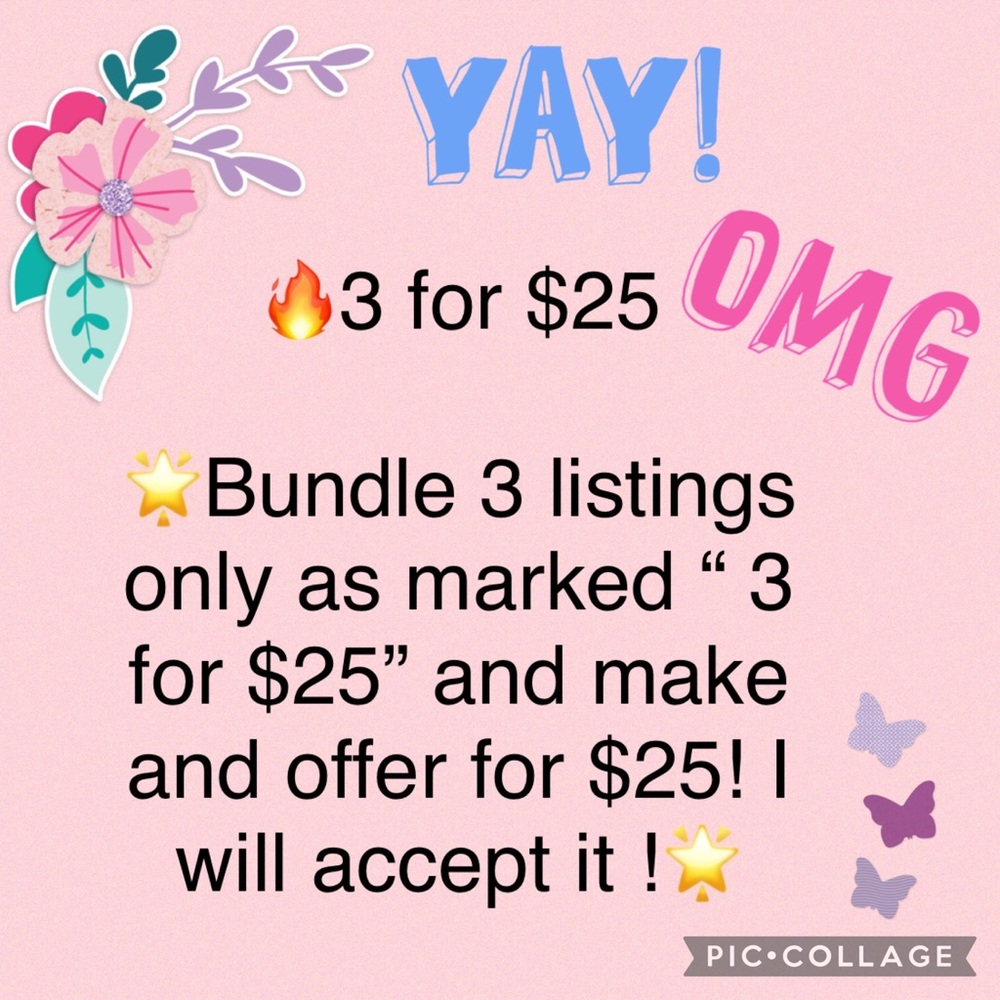 🔥!!3 for $25!!!!!🔥